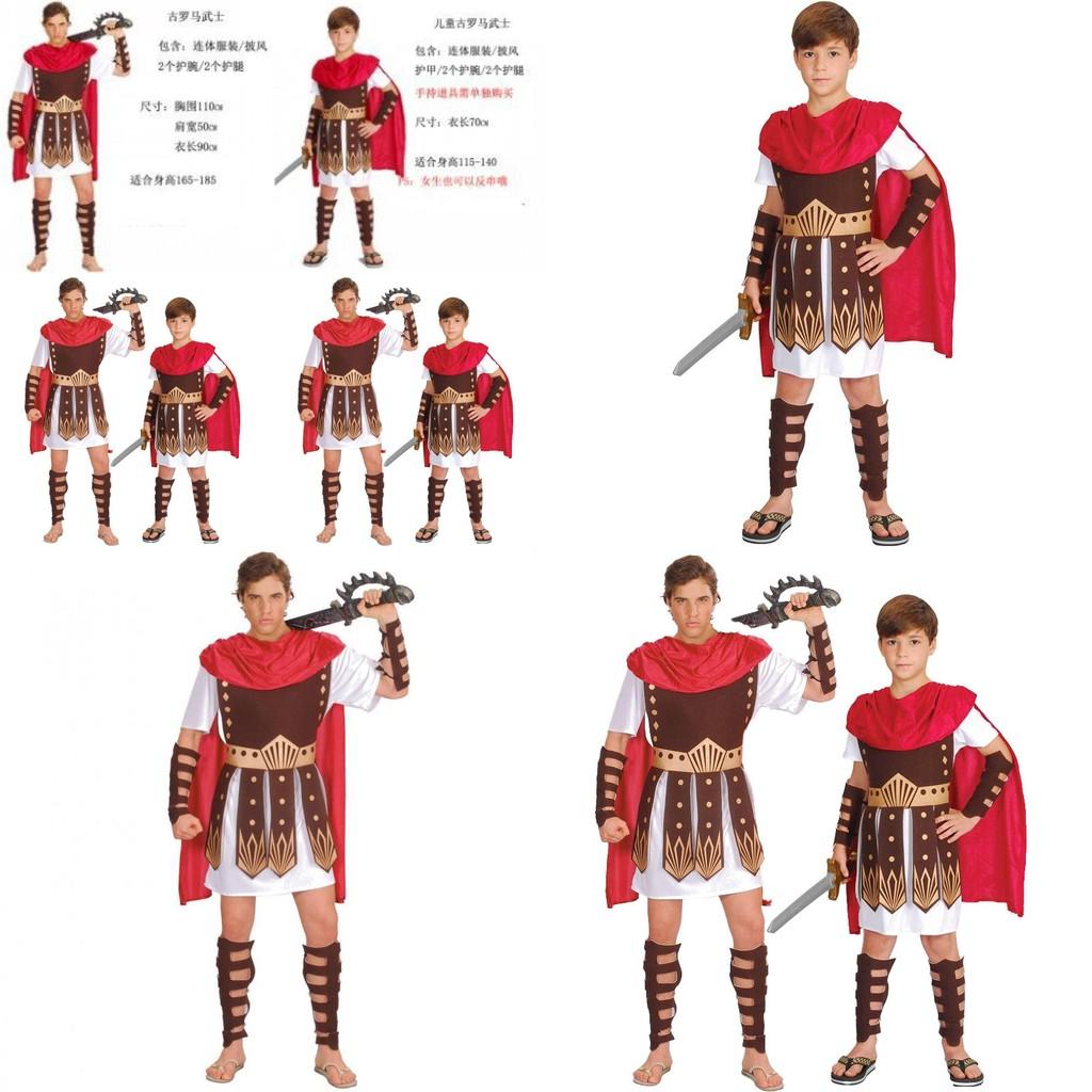 Fantasia de Guerreiro Medieval Para Crianças e Adultos Perfeita Para Celebrações de Halloween