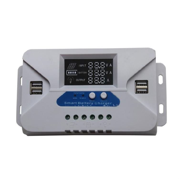 12V/24V Solar Controller Digital Solar Charge Controller Suitable For Regulating Solar Module Household Accessories