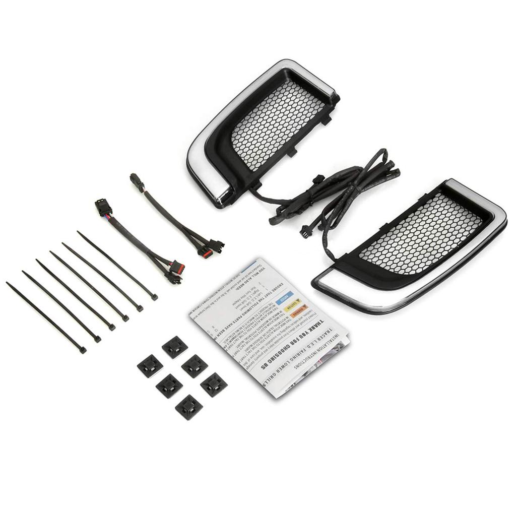 LED Lower Fairing Grills Turn Signal Running Lights for Harley Touring Road King Street Glide Ultra Limited 2014-2024