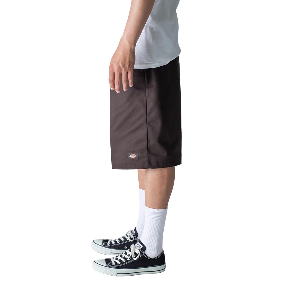 Dickies Work Shorts 42283 Solid Plus Size Dark Brown