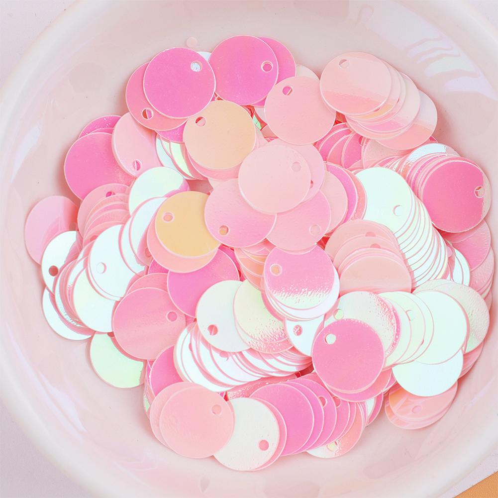 

Colorful 10mm Plastic Sequins For DIY Handmade Jewelry Clothing Accessories Round Sequins Holes Confetti Wedding Decor