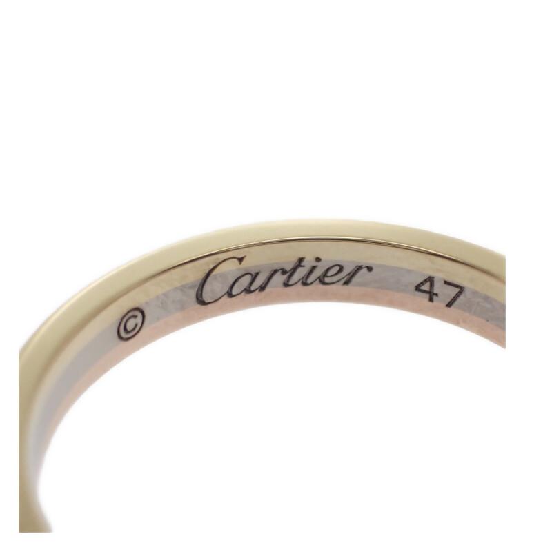 CARTIER  B4209947 #7(JP Size) ring K18 yellow gold/K18 white gold Women