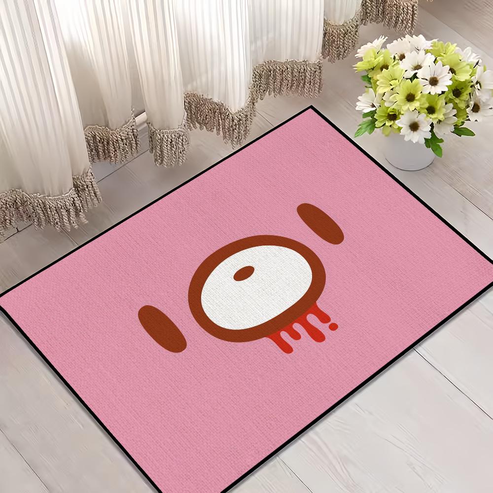 

Мультяшный G-Грустный Мишка Дверной коврик Приветствие Вход Балкон Ванная Комната Пол Нескользящий коврик Ковер для спальни Домашнее украшение 60x90cm