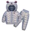 Children's Cotton-padded Jacket Set Children's Winter Coat Cotton-padded Jacket Cotton-padded Pants Two-piece Set