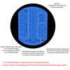Refractometru glicol portabil Antigel Auto 1-1.4 Acid baterie Lichid de răcire motor Instrument de testare Refractometru de fluid Tester Atc