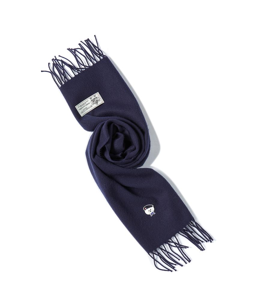 BEYOND CLOSET Ilp Classic Basic Muffler Navy