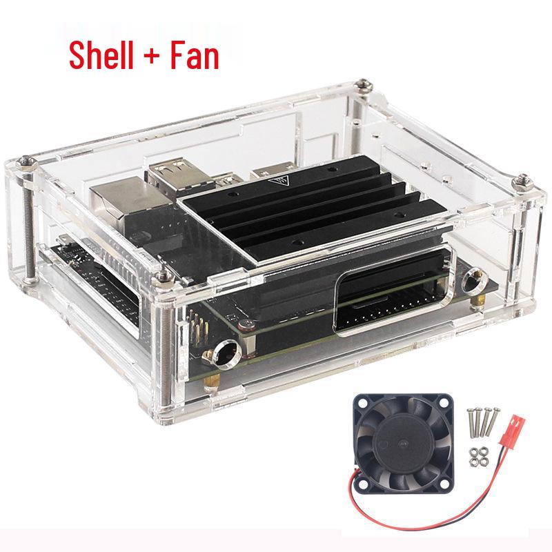 NVIDIA Jetson Nano 2GB Acrylic Case with Fan & Camera Kit (A02/B01)