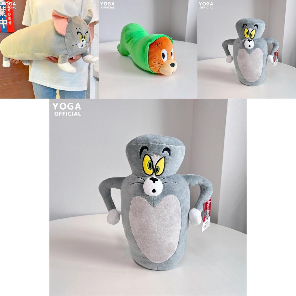 Adorable Tom And Jerry Deformed Plush Toy Doll Cuddly Cartoon Tom Cat Jerry Mouse Gift