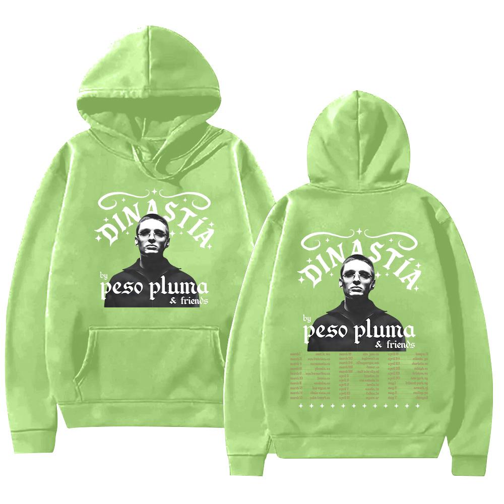 Peso Pluma DINASTIA Tour 2026 Hoodies Men Woman Fashion Casual Hoody Sweatshirt Hip Hop Retro Harajuku Streetwear