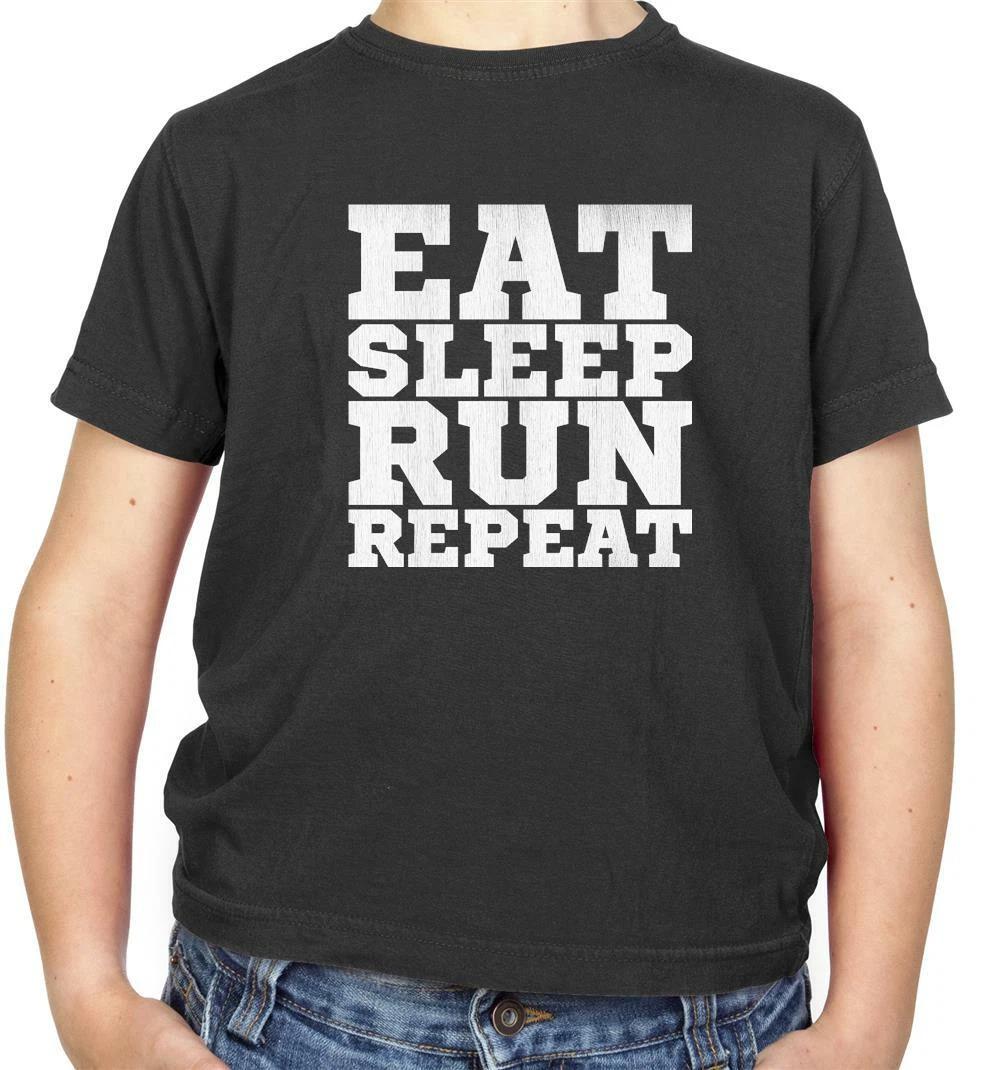 

Eat Sleep Run Repeat Kids T-Shirt - Runner - Running - Marathon - Half - 5K -10K 120