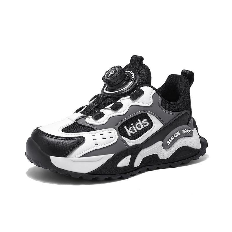 2025 new warm children's shoes boys' shoes autumn and winter girls' sports shoes medium and older children's non-slip running shoes