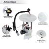X Autohaux Electric Fuel Pump Assembly for Ford Explorer for Mercury Mountaineer 2001 2002 2003 V6 4.0L Gas No.FE043111B1