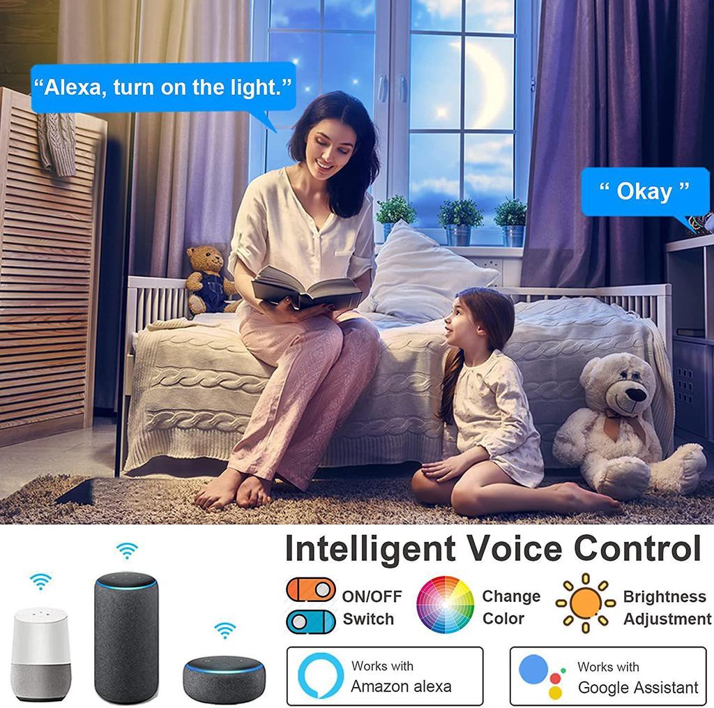 HomeKit Smart Ultra-Thin Ceiling Light with Siri Voice Control, WiFi Dimming & Color Adjustment