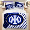 Inter Milan Rašto Patalynės Antklodės Komplektas Antklodės Užvalkalas Pagalvės Užvalkalas Namų Puošyba Gimtadienio Dovana (1 * antklodės užvalkalas + 2 * pagalvės užvalkalai, be šerdies)