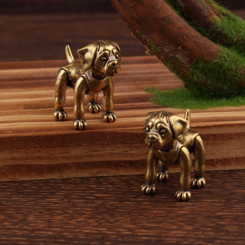 Kupferornament Reichtumshund Zwölf Tierkreiszeichen Grenzüberschreitende Ornamente Messing Kleines Kupfergeschirr Orna