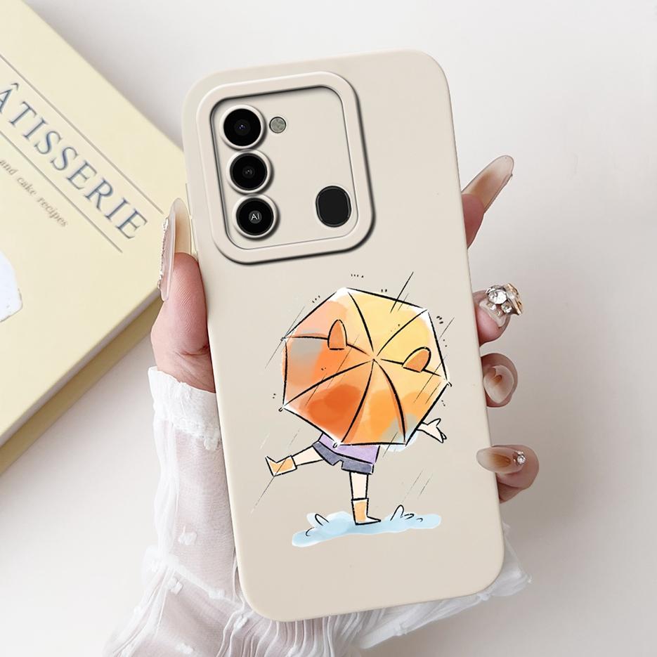 For Tecno Spark 8C Case KG5k KG5j KG5n Luxury Candy Painted Cover Soft TPU Shell For Tecno Spark Go 2022 KG5 Spark8C Phone Cases
