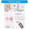 1pair Women Heated Gloves Rechargeable Hand Mittens Outdoor Activity Gloves for Outdoor Climbing