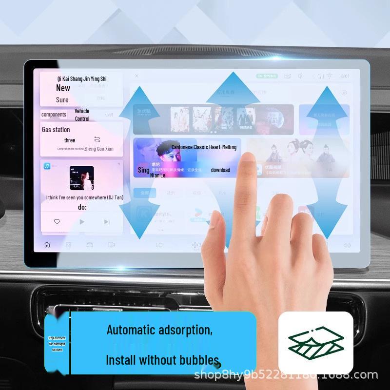 Galaxy M9 Tempered Glass Screen Protector for Interior Navigation Display
