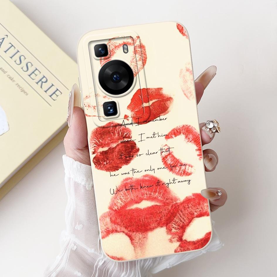 For Huawei P60 Pro Case MNA-LX9 Cover Cute Cartoon Rabbit Panda Soft Liquid Silicone Protective Cover For HuaweiP60 P60 Art Capa