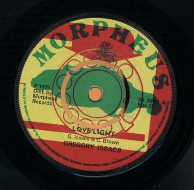7inch Record GREGORY ISSACS  Love Light MOR25 Morpheus 1976 UK Reggae Ska  Dub Used