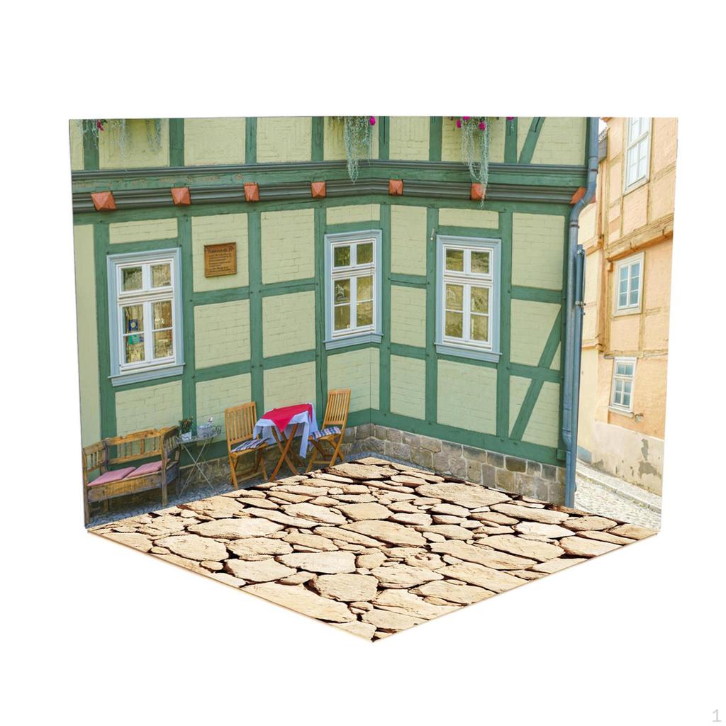 1/12 Backdrop Scene Organizer for Action Figures And Diecast Cars