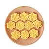 Christmas Snowflake Biscuit Cutters Cookie Stamps Fondant Pastry Mould Plastic Cookie Cutters Kitchen Baking Supplies