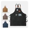 Untior Lightweight Kitchen Apron Oil-proof Can Wipe Hands Cross Back With Tool Pockets Home Kitchen Work Uniform For Restaurant
