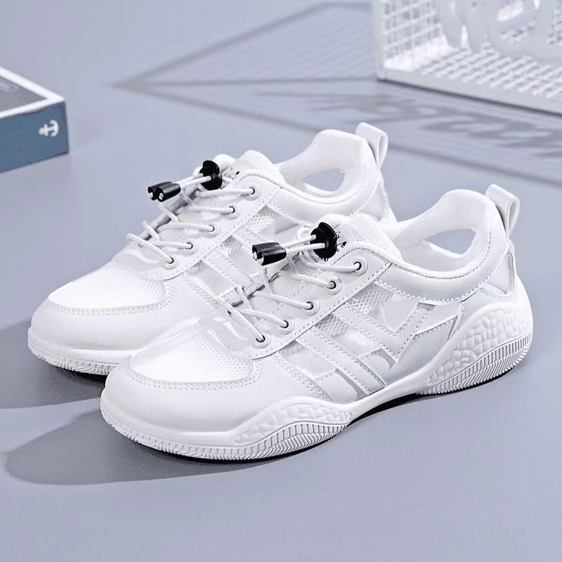 

Новая женская обувь с перфорированными и ажурными сандалиями — это универсальная и спортивная повседневная обувь. 36 белый