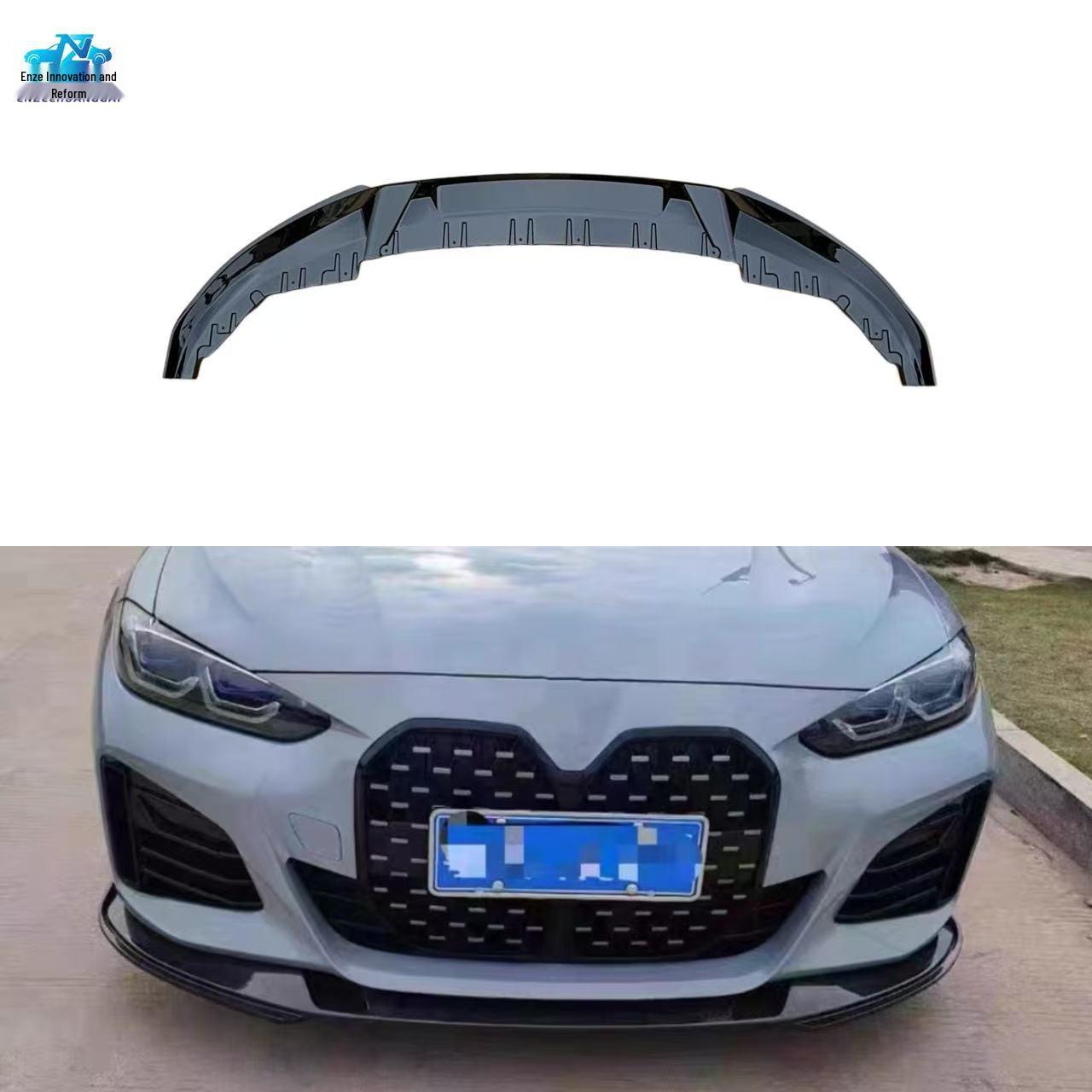 

BMW 4 Series G26 Front Lip Splitter Gloss Black Car Body Kit Gloss Black 3D Integrated Front Lip