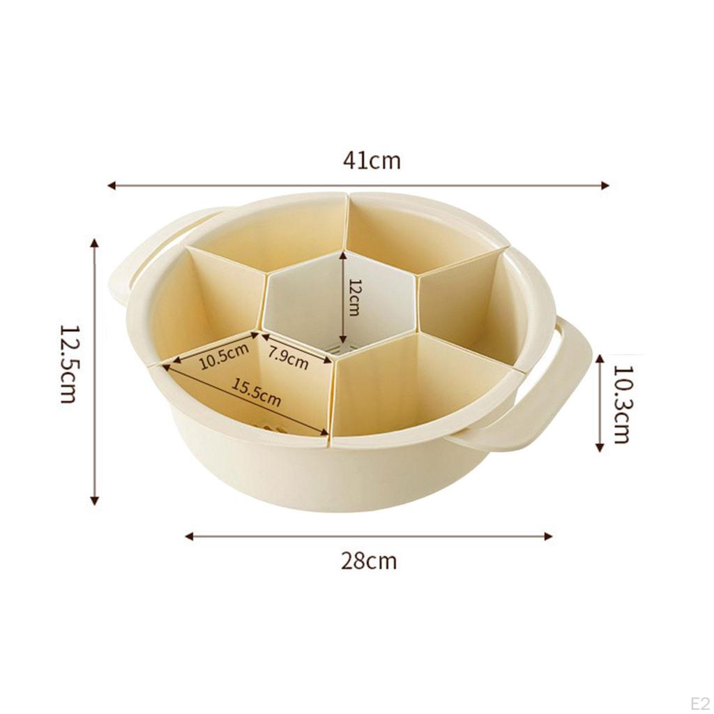 Compact Food Storage Container with Multiple Compartments