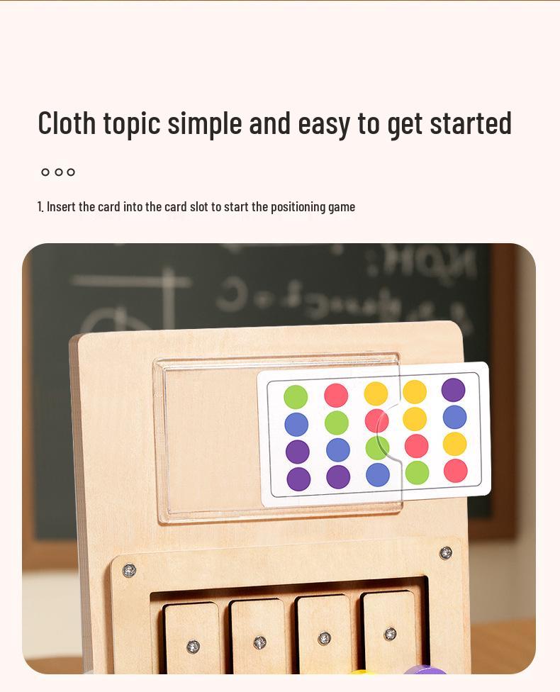 Cross-Border Educational Memory Game: Five-Color Movement Cards for Early Childhood Thinking Development