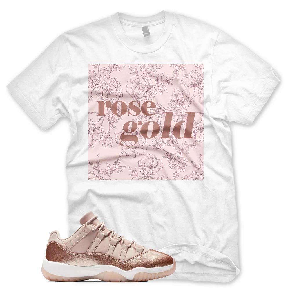 New Rose Gold T Shirt for J1 Retro 11 XI Low Rose Gold Elemental Foamposite 3XL