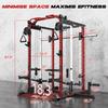 All In One Multi Function Smith Power Cage Rack With Dual Pulley Cable Crossover System For Home Gym Squat Training, Custom