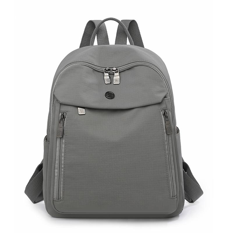 Ryggsekk i nylon for kvinner Reise-ryggsekk Student Skolesekk