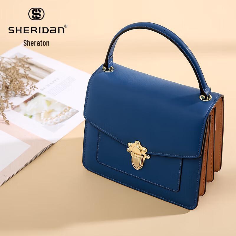 Sheraton Ladies  Smooth Leather Chain Crossbody Bag
