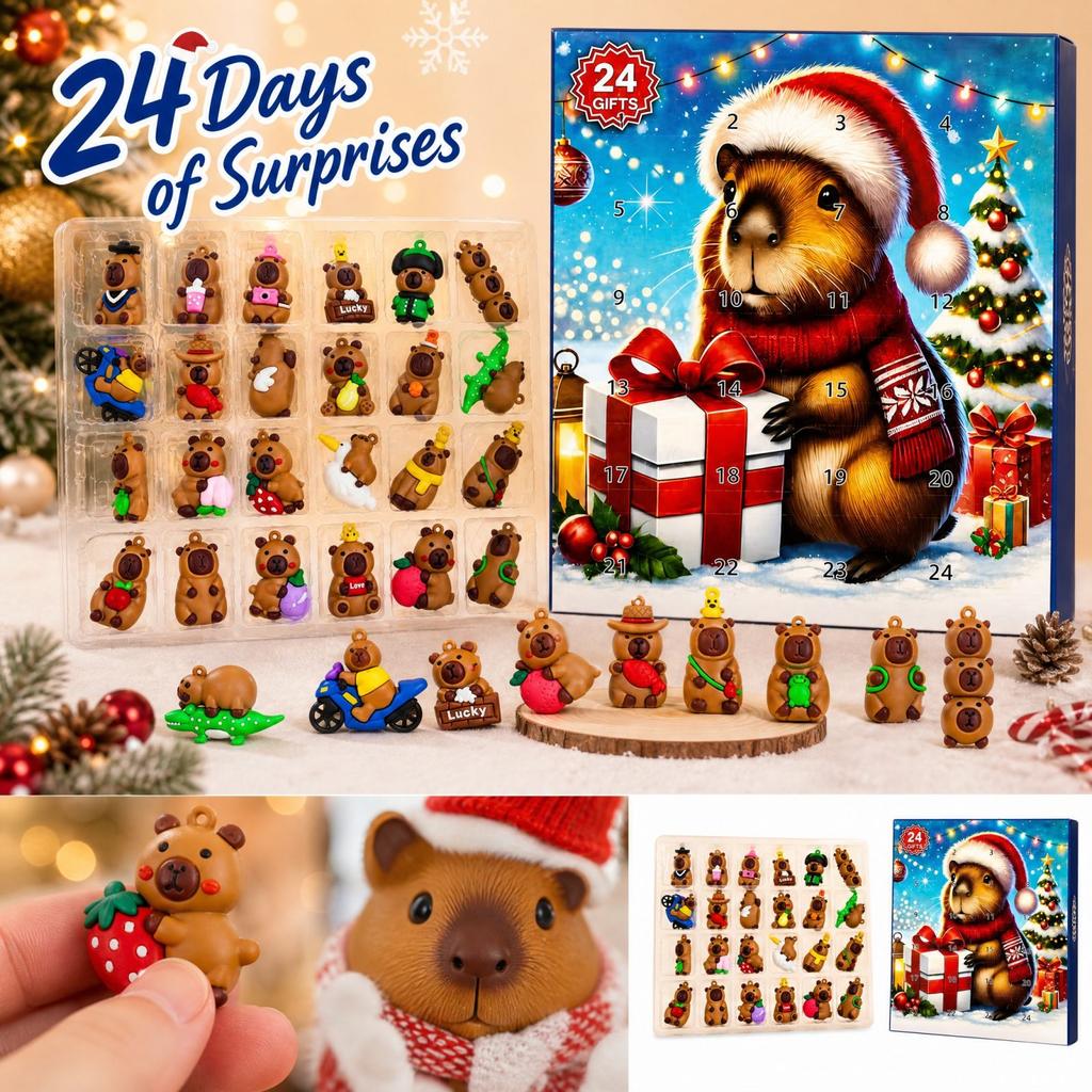 Christmas Advent Calendar Days Countdown Box with Surprise Gifts for Kids and Adults