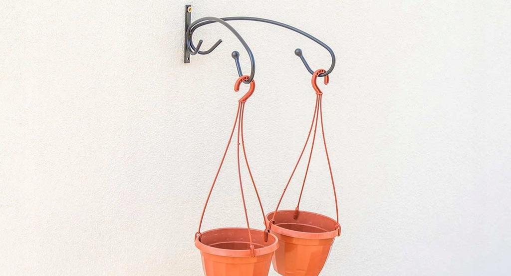 KADAX Pot Holder Double Wall Hanger 32cm