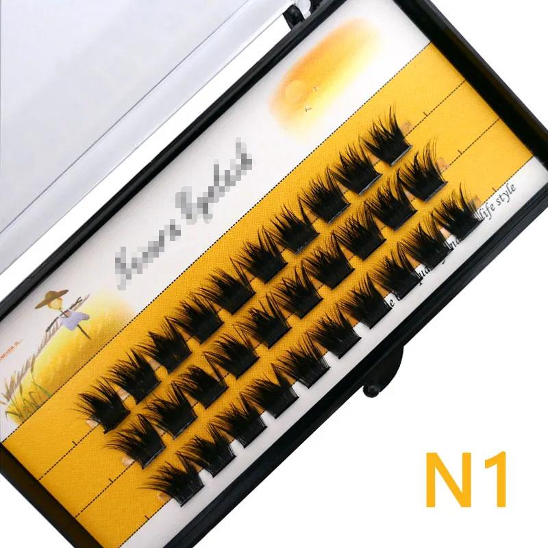1 Box/36 Bundles of 40D Fake Eyelashes Mink Individual  Eyelashes Natural Thick lashes,Eyelash Extensions for Make Up
