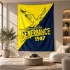 Dekoratives Wandteppich,Fenerbahçe FC Bedruckte Wandkunst, Leichte Wanddekoration Für Schlafzimmer Hintergrund