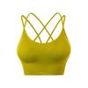 European & American Plus Size Criss-Cross Back Sports Bra - Wire-Free, Shockproof Yoga & Running Bra for Women