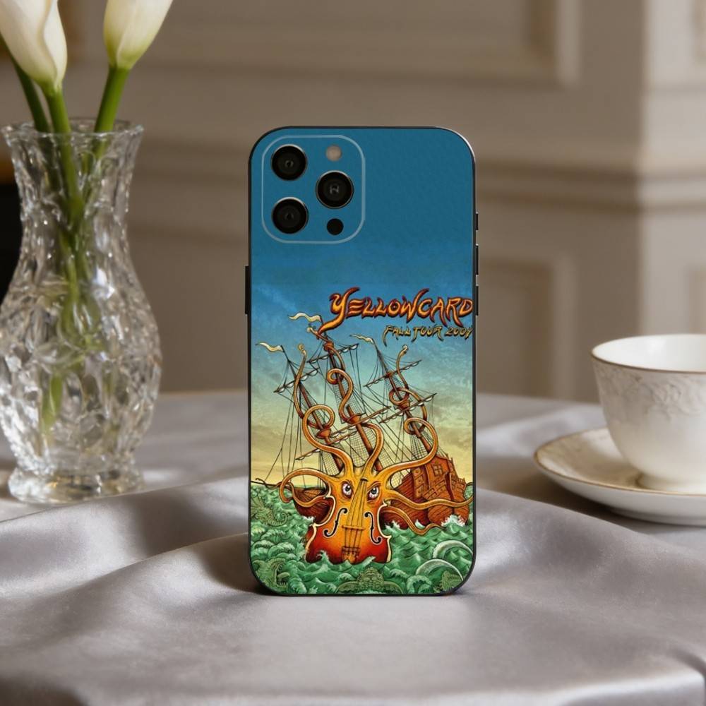 

Rockin Y-Yellowcard Band Phone Case Silicone Soft For IPhone 17pro 16 15 14 13 12 11 X XR Plus Pro Max Plus iPhone14