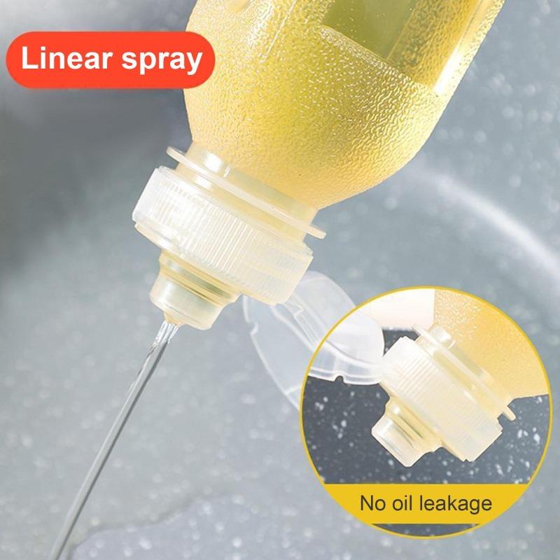300ml/500ml Kitchen Squeeze Oil Bottle Dispenser Oil Spray Bottle Condiment Cooking Baking Ketchup Mustard Vinegar Olive Oil