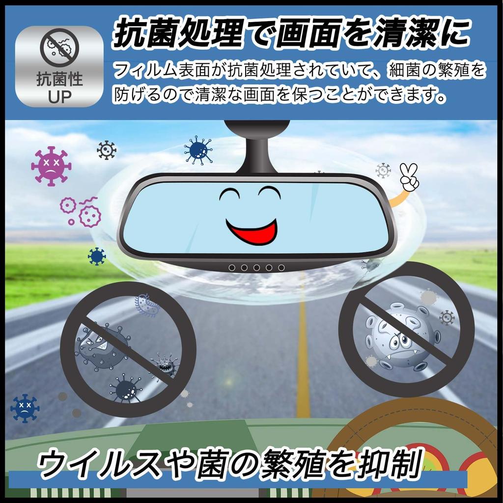 FILMEXT UNE GLFAGDD00164 6.25 Inch Motorcycle Dash Cam AKT-55H Glass Film (Ultra Thin Fiber)