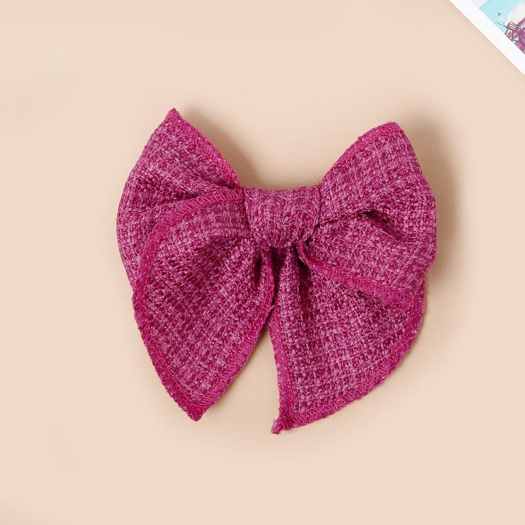 New Children's Hair Accessories Dovetail Bow Hairpin baby Bangs Side Top Clip Headwear Girls Kids Hair Accessories