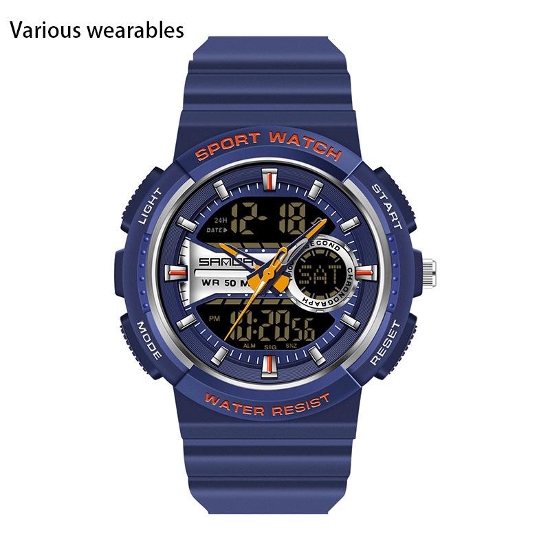 

Новые электронные молодежные студенческие часы, модные трендовые крутые мужские часы