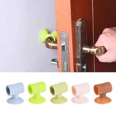 2Pcs Door Handle Knob Crash Pad Wall Protectors Self Adhesive Bumper Guard Door Stopper
