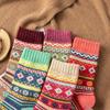 Women's Winter Socks Wool Socks Soft Warm Casual Socks Women's Socks Christmas Socks 5 Pairs