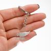 Stainless Steel Phoenix Bird Pendant Keychain Ornament