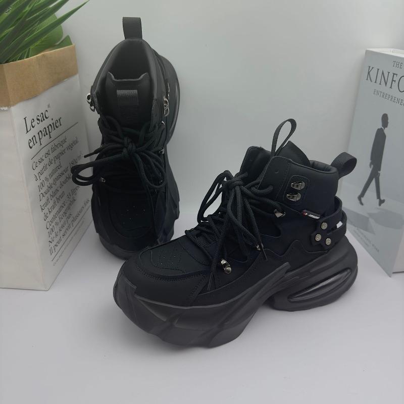 Paar Qualität High Top Sneaker Rutschfest Abriebfest Plateau Herren Freizeitschuhe Damen Mesh Weiße Schuhe Chaussure Hommes