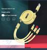 100W Type-C 3-in-1 Fast Charging Cable for Huawei, Android, and Apple Devices